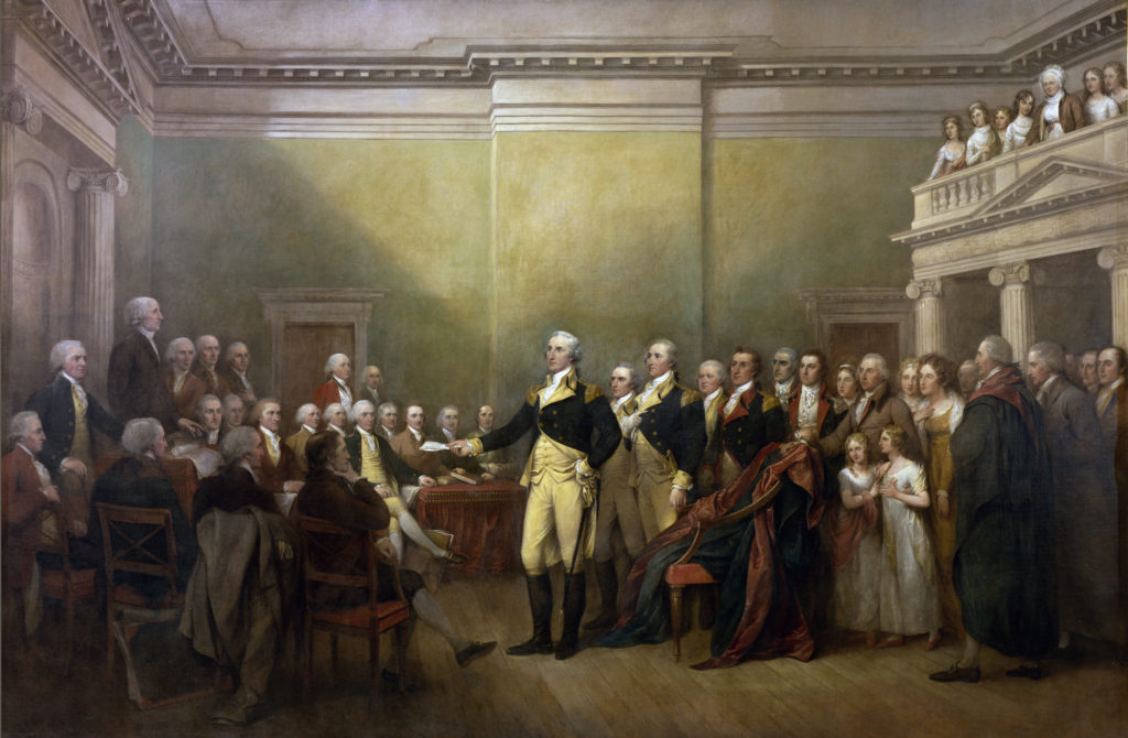General Washington Resigning his Commission