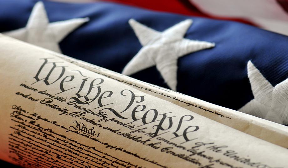 Historic image of the Constitution